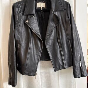 BCBGeneration Black Leather Jacket